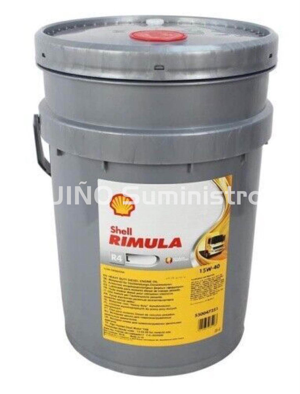 Aceite Shell Rimula 15W40 20 L. - Imagen 1