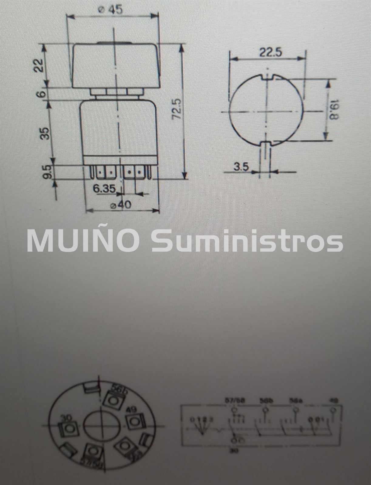 Cobo Interruptor luz y clason ref. 23.110.000.11 - Imagen 2