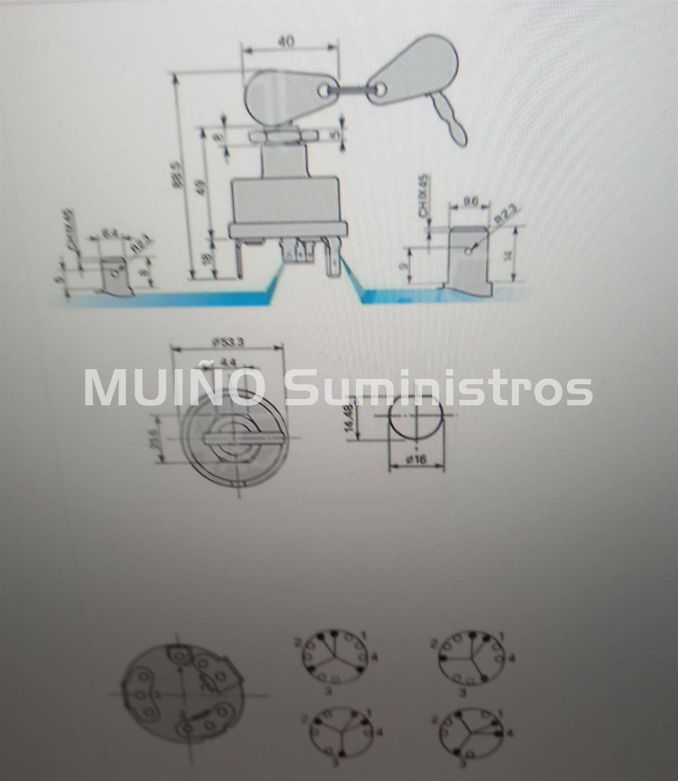 Interruptor encendido calentador y arranque ref.950.2 - Imagen 2