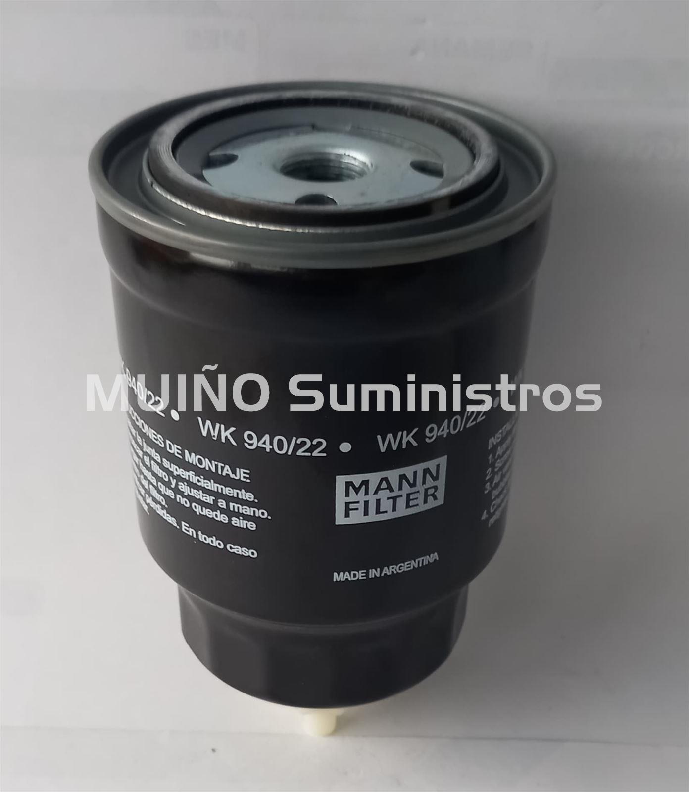 MANN WK 940/22 FILTRO COMBUSTIBLE - Imagen 1