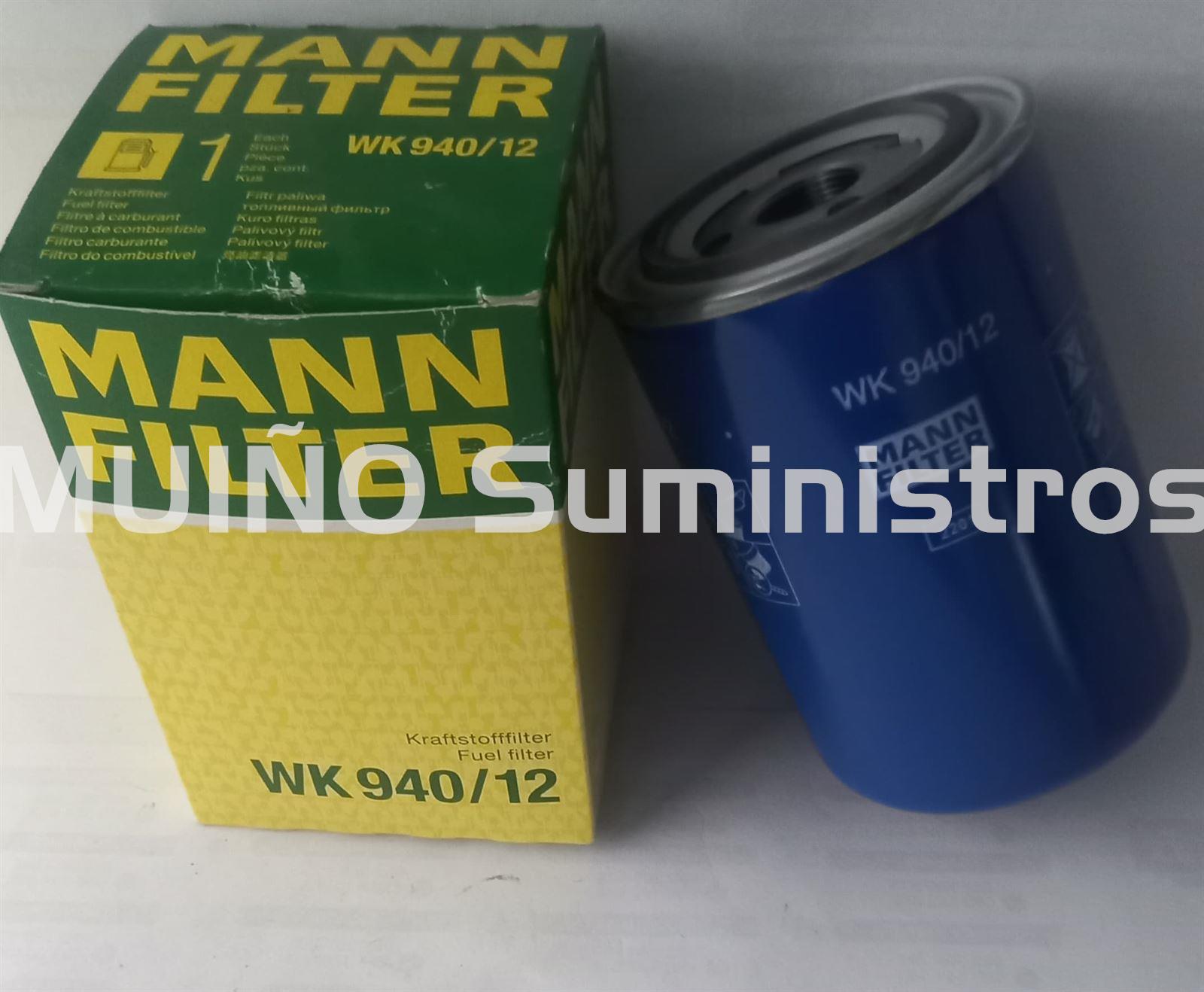 MANN WK940/12 FILTRO COMBUSTIBLE - Imagen 1