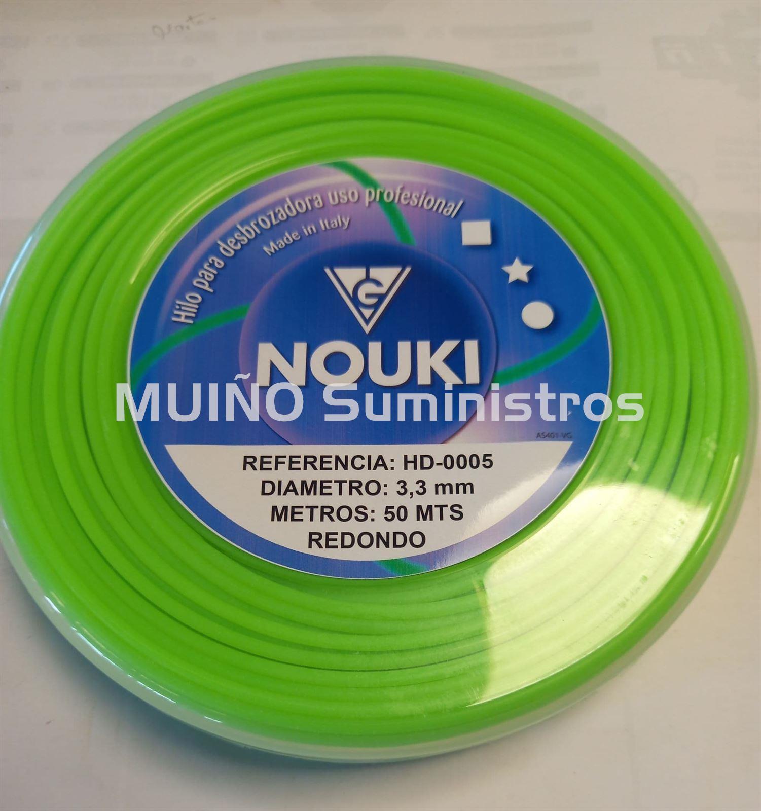 NOUKI hilo desbrozadora uso profesional 3.3 mm. 50 mts. NOUKI - Imagen 1